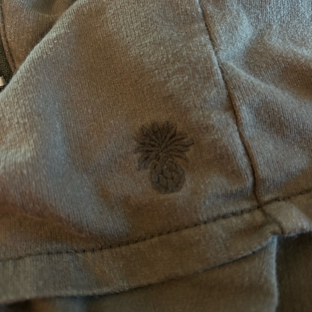 Tommy Bahama Women’s Olive Green Pullover Quarter Zip Cotton Sweatshirt Size M - Picture 9 of 11
